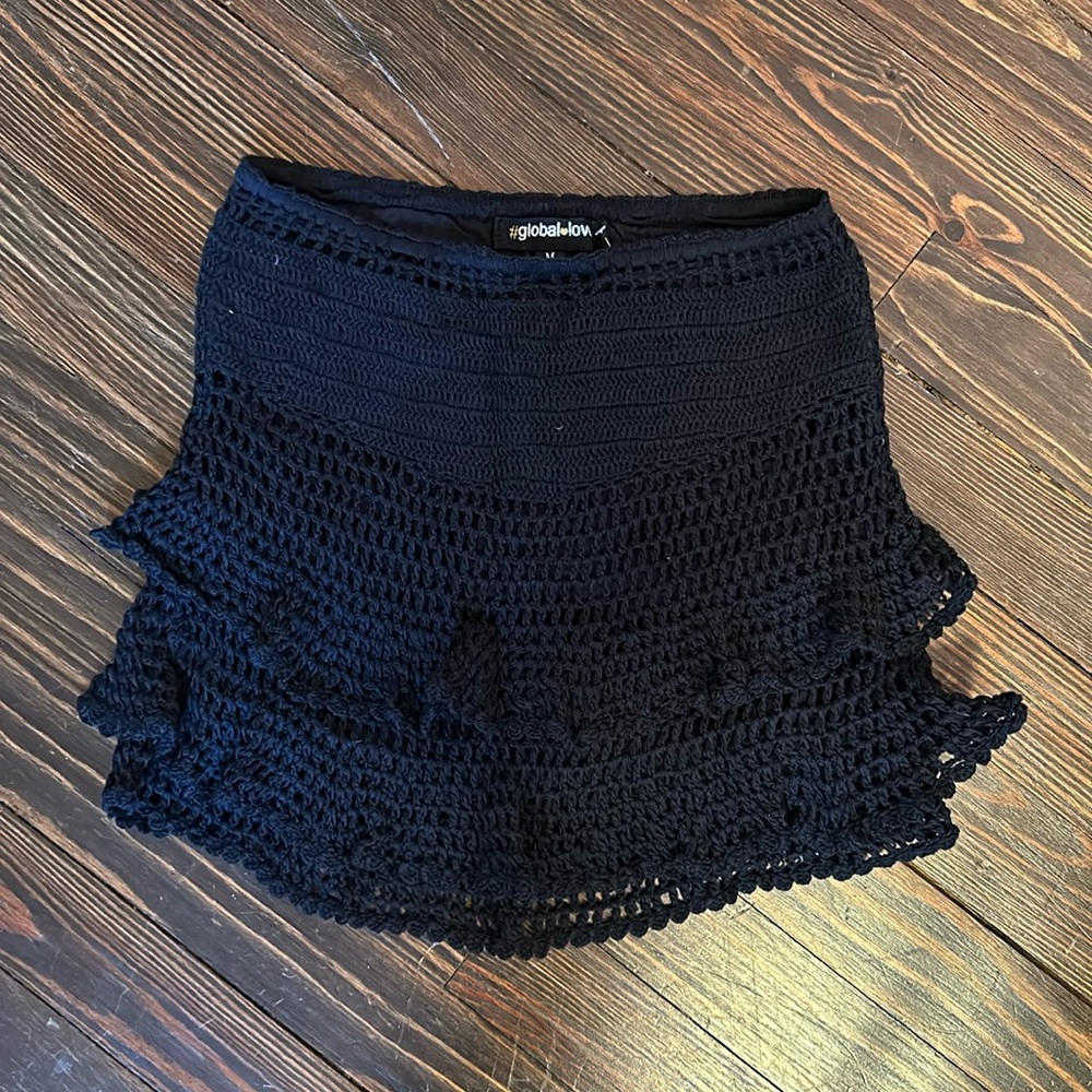 Global Love Crochet Skirt